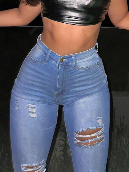 Women Y2K Flare Jeans – High Waist Stretch Denim – Embroidered Bow Slim Fit
