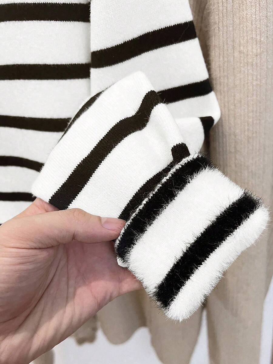 Thermal Turtleneck Knit Sweater – Slim Fit Winter Pullover