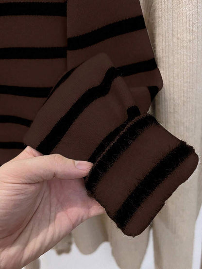 Thermal Turtleneck Knit Sweater – Slim Fit Winter Pullover