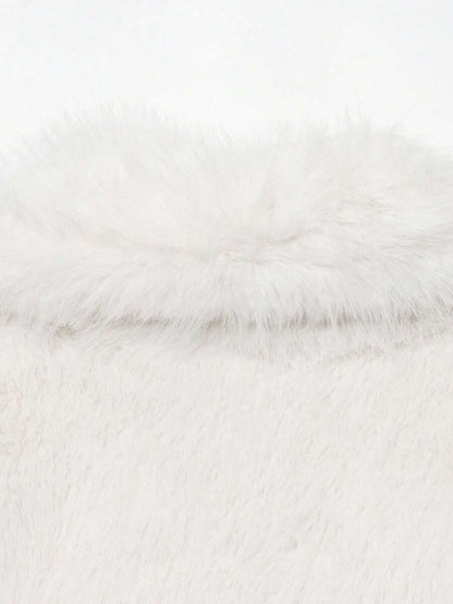 Faux Fur Collar Jacket – Women's Winter Coat – Date Brown Casual Outerwear