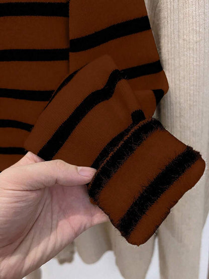 Thermal Turtleneck Knit Sweater – Slim Fit Winter Pullover