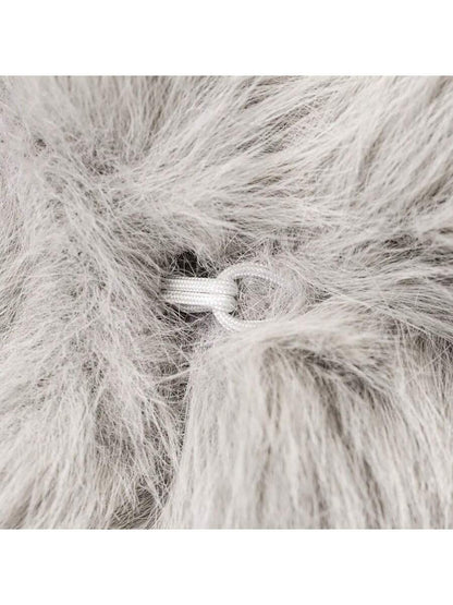 Faux Fur Collar Jacket – Women's Winter Coat – Date Brown Casual Outerwear