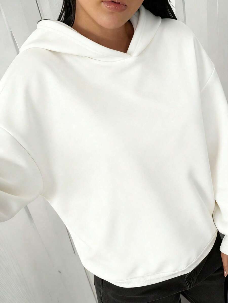Oversized Hoodie Sweater – Women – Casual Winter Pullover