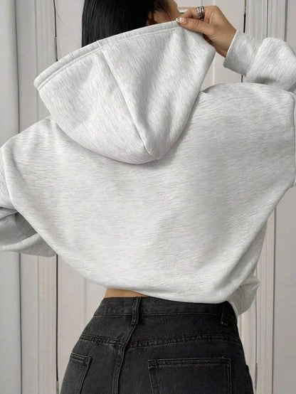 Oversized Hoodie Sweater – Women – Casual Winter Pullover