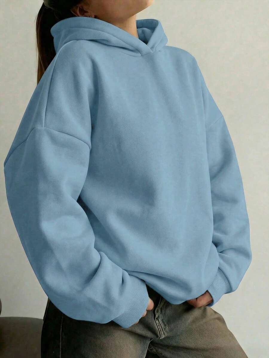 Oversized Hoodie Sweater – Women – Casual Winter Pullover