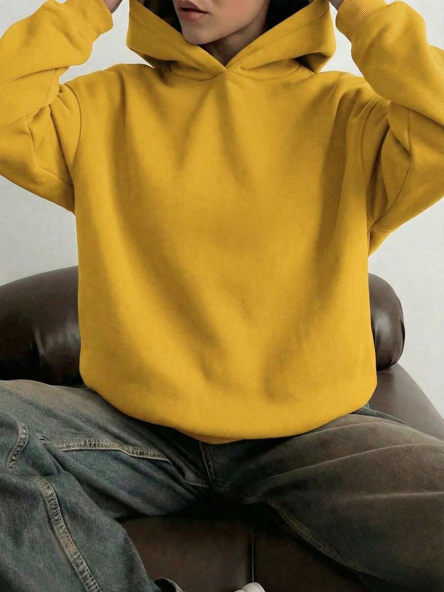 Oversized Hoodie Sweater – Women – Casual Winter Pullover