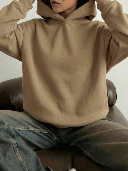 Oversized Hoodie Sweater – Women – Casual Winter Pullover