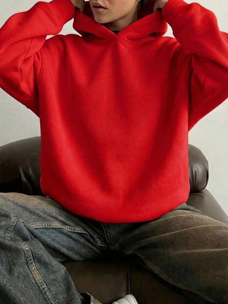 Oversized Hoodie Sweater – Women – Casual Winter Pullover