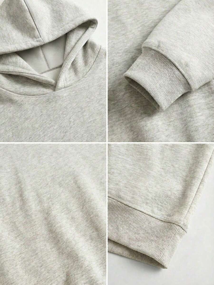 Oversized Hoodie Sweater – Women – Casual Winter Pullover