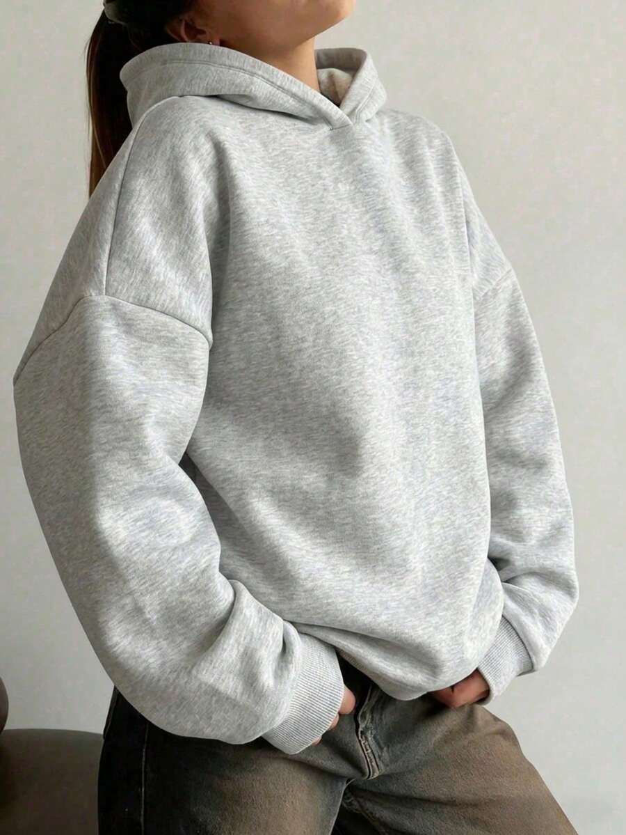Oversized Hoodie Sweater – Women – Casual Winter Pullover