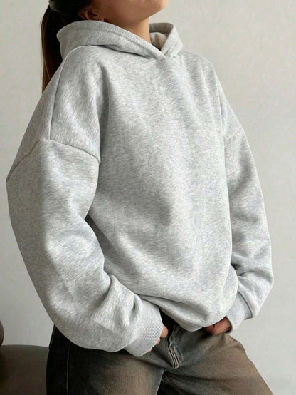 Oversized Hoodie Sweater – Women – Casual Winter Pullover