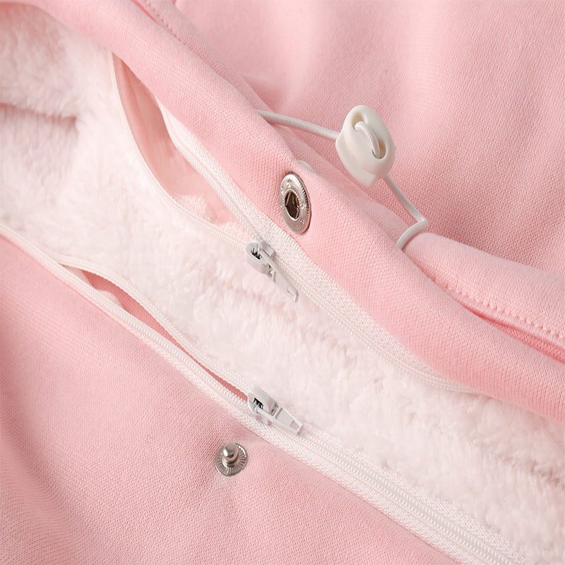 Cat Lovers Hoodie With Cuddle Pouch – Women’s Casual Hooded Sweatshirt