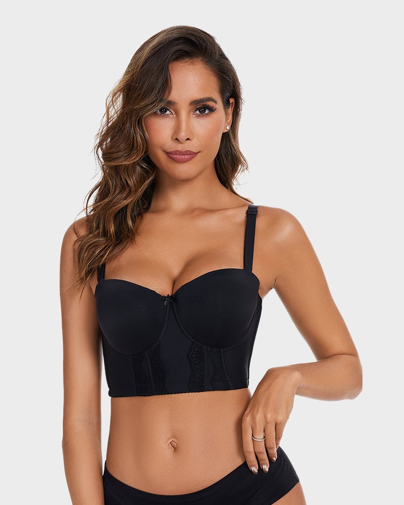 Strapless Low-Back Bra – Seamless, Supportive, Invisible Under Any Outfit