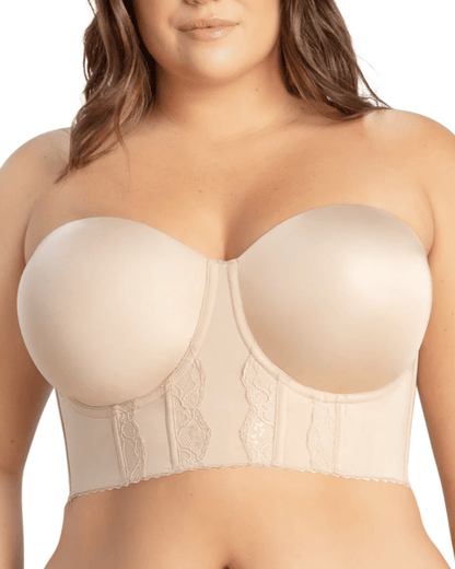 Strapless Low-Back Bra – Seamless, Supportive, Invisible Under Any Outfit