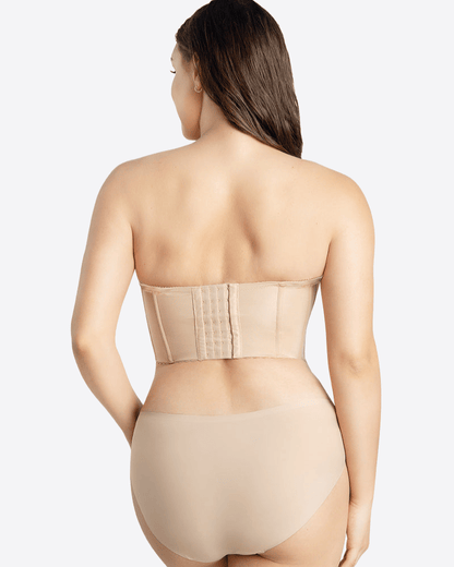 Strapless Low-Back Bra – Seamless, Supportive, Invisible Under Any Outfit