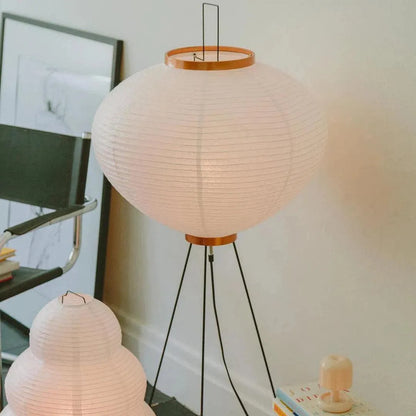 Rice Paper Floor Lamp - Warm Light - Enhances Mood