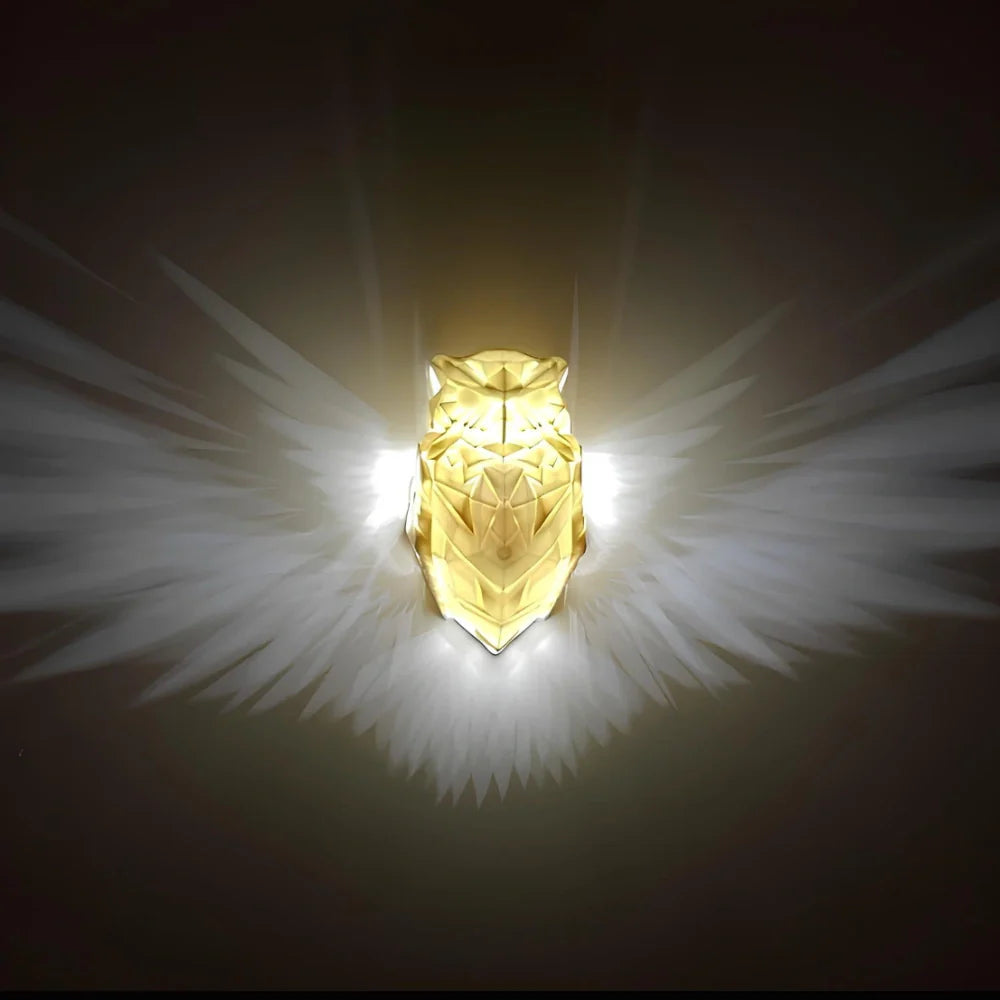 Luminous Wings Wall Light – Nature-Inspired LED Lamp – Wireless Decorative Lighting