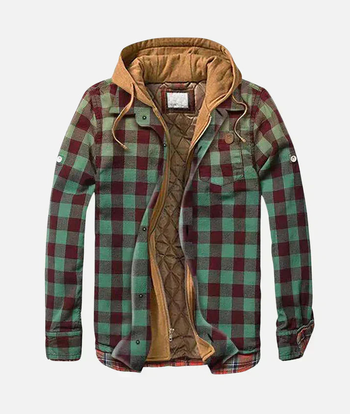 Darwin Stylish Patchwork Plaid Jacket – Women’s Statement Outerwear