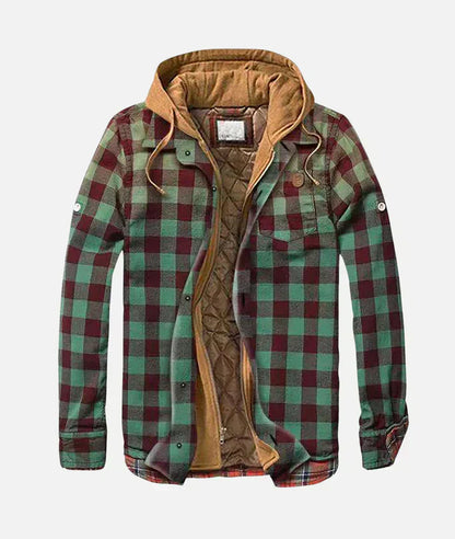 Darwin Stylish Patchwork Plaid Jacket – Women’s Statement Outerwear