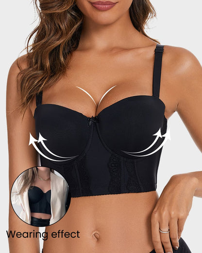 Strapless Low-Back Bra – Seamless, Supportive, Invisible Under Any Outfit