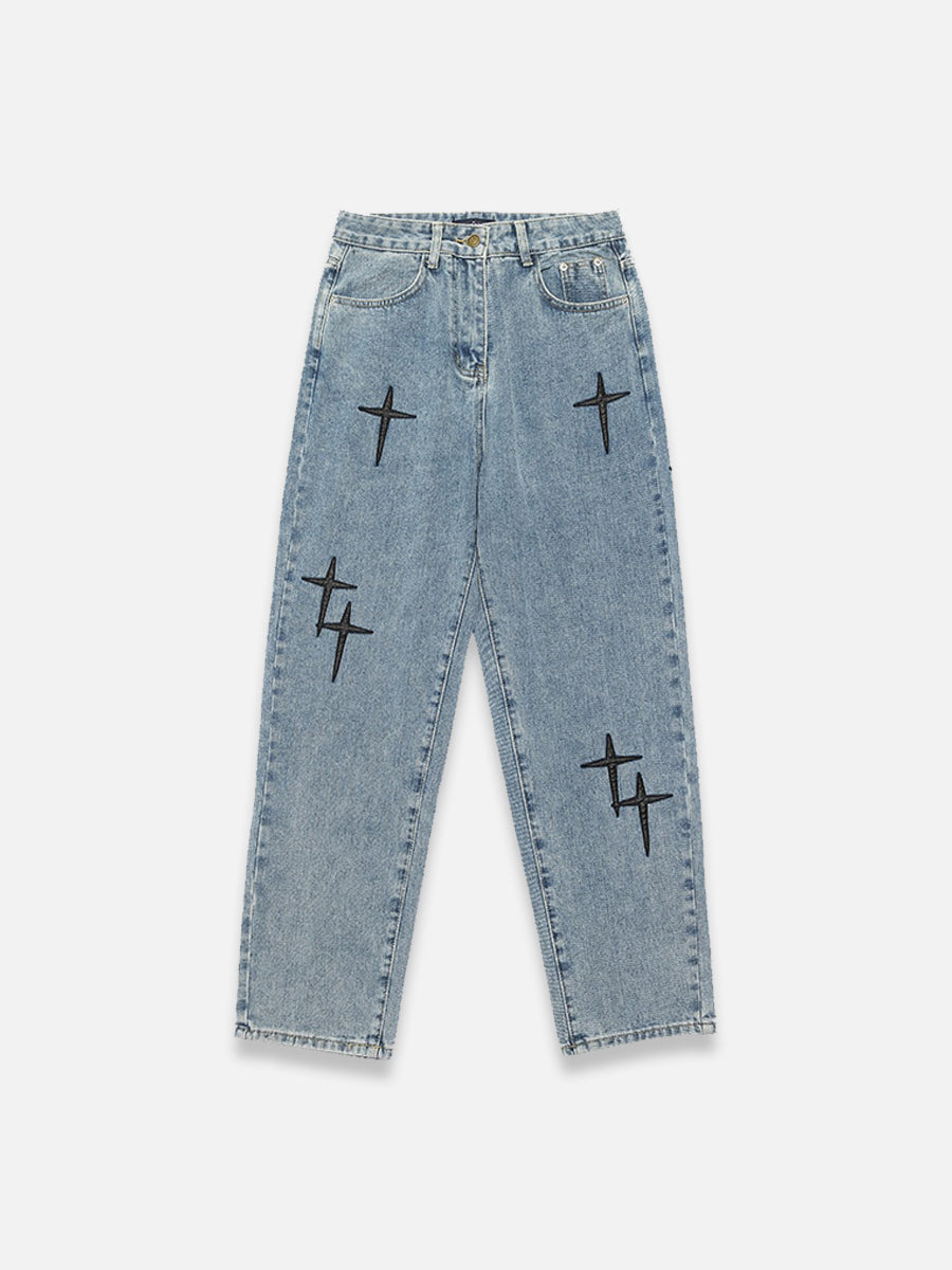 Cross Baggy Jeans - Cargo pants for men