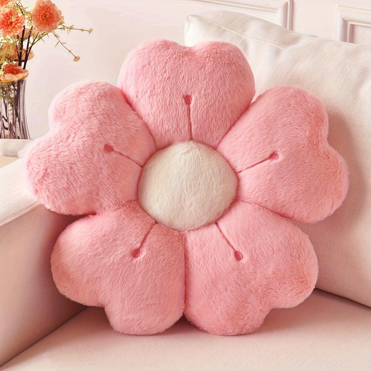 Flower Pillow Cushion | Soft Decorative Pillow for Bed & Sofa