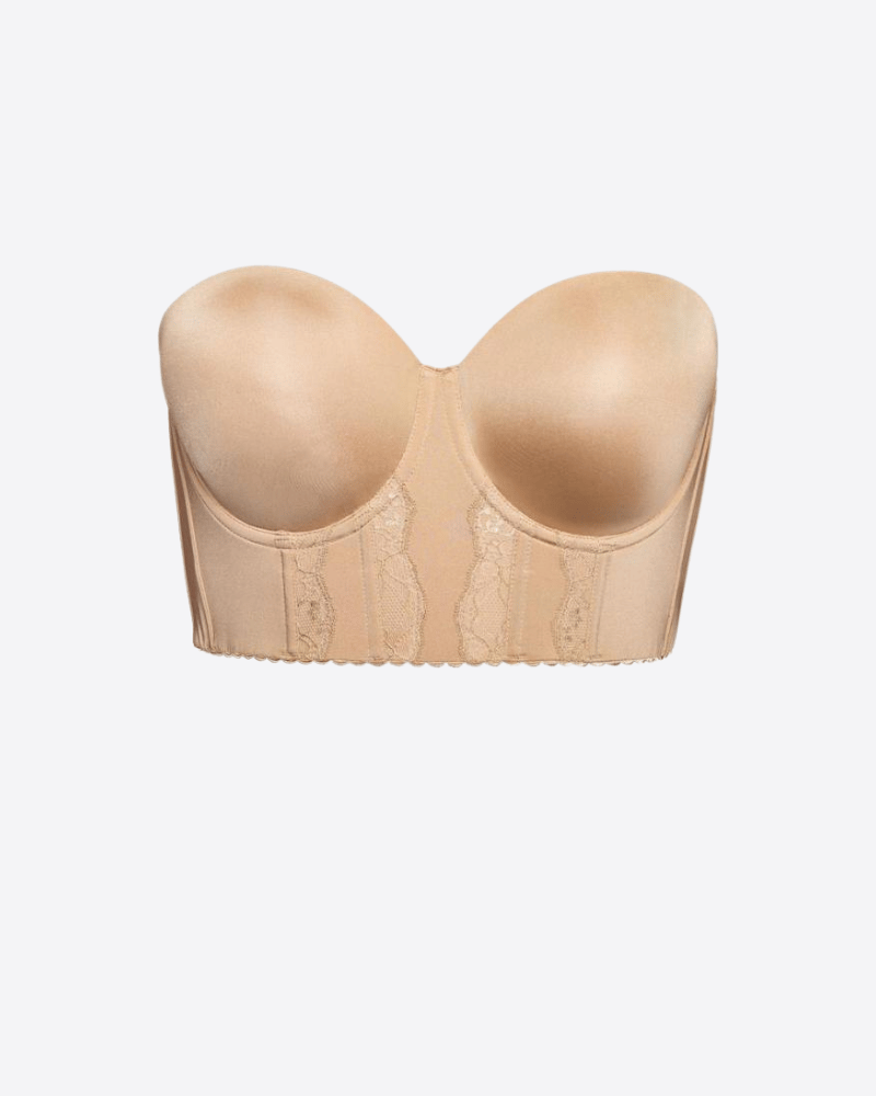 Strapless Low-Back Bra – Seamless, Supportive, Invisible Under Any Outfit