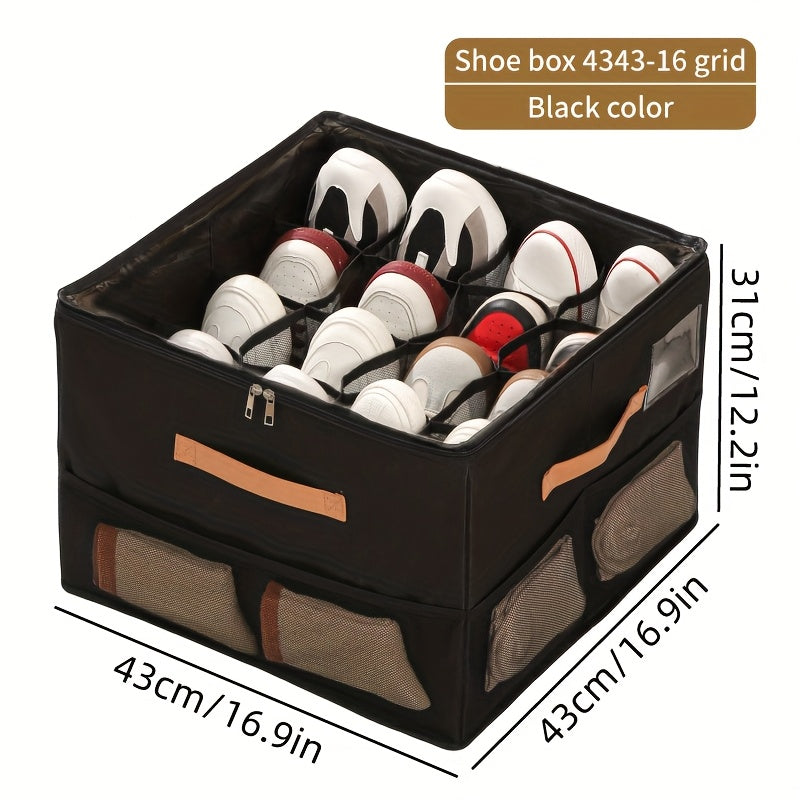 Multifunctional Shoe Storage Box – Stackable, Dustproof, Underbed Use
