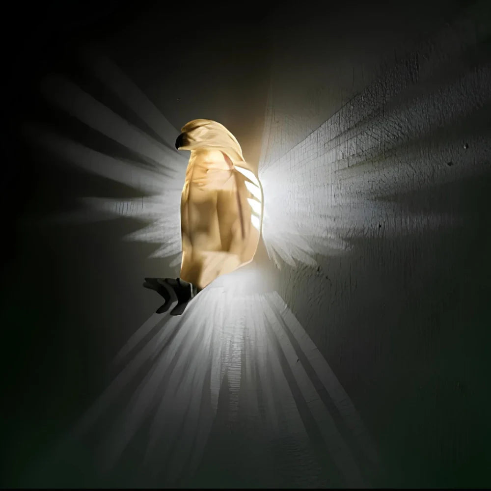 Luminous Wings Wall Light – Nature-Inspired LED Lamp – Wireless Decorative Lighting