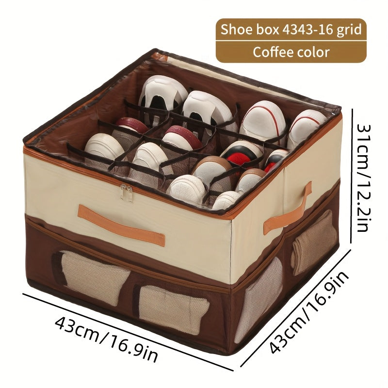 Multifunctional Shoe Storage Box – Stackable, Dustproof, Underbed Use