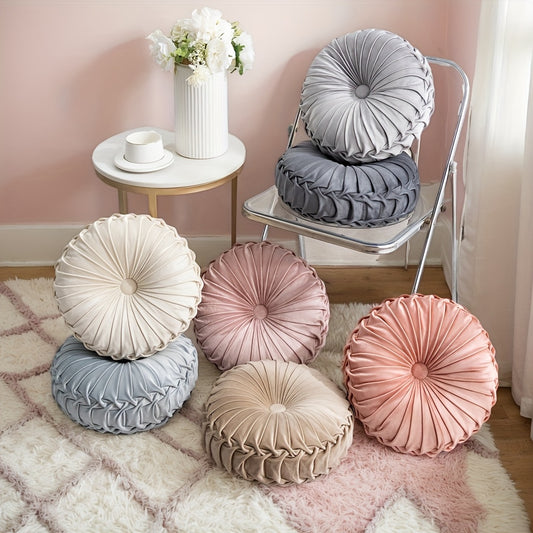 Round Cushion Pillow | Minimalist Decorative Pillow for Sofa & Bed