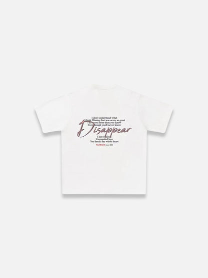 Disappear Graphic Tee - Streetwear Cotton Tshirt Men