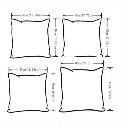 Geometric Pillowcase Set of 4 | Modern Decorative Cushion Covers for Sofa & Bed