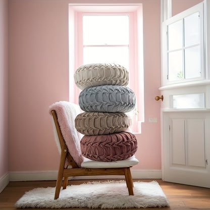 Round Cushion Pillow | Minimalist Decorative Pillow for Sofa & Bed