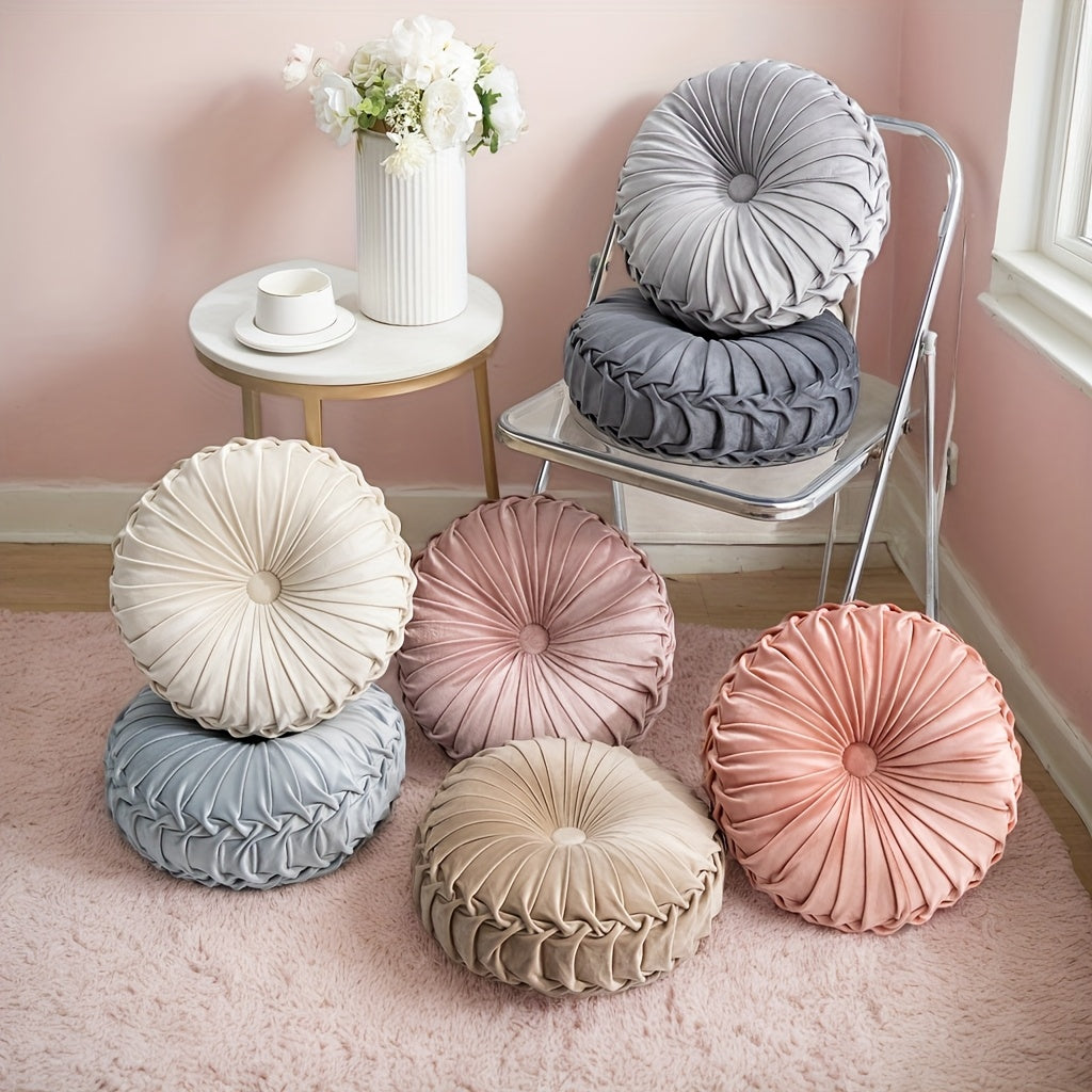 Round Cushion Pillow | Minimalist Decorative Pillow for Sofa & Bed