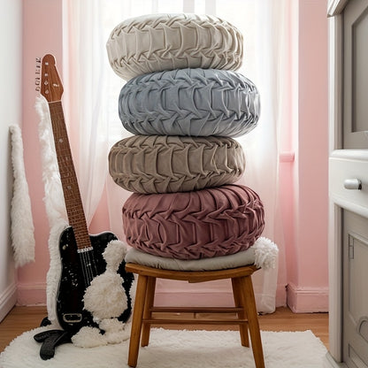 Round Cushion Pillow | Minimalist Decorative Pillow for Sofa & Bed