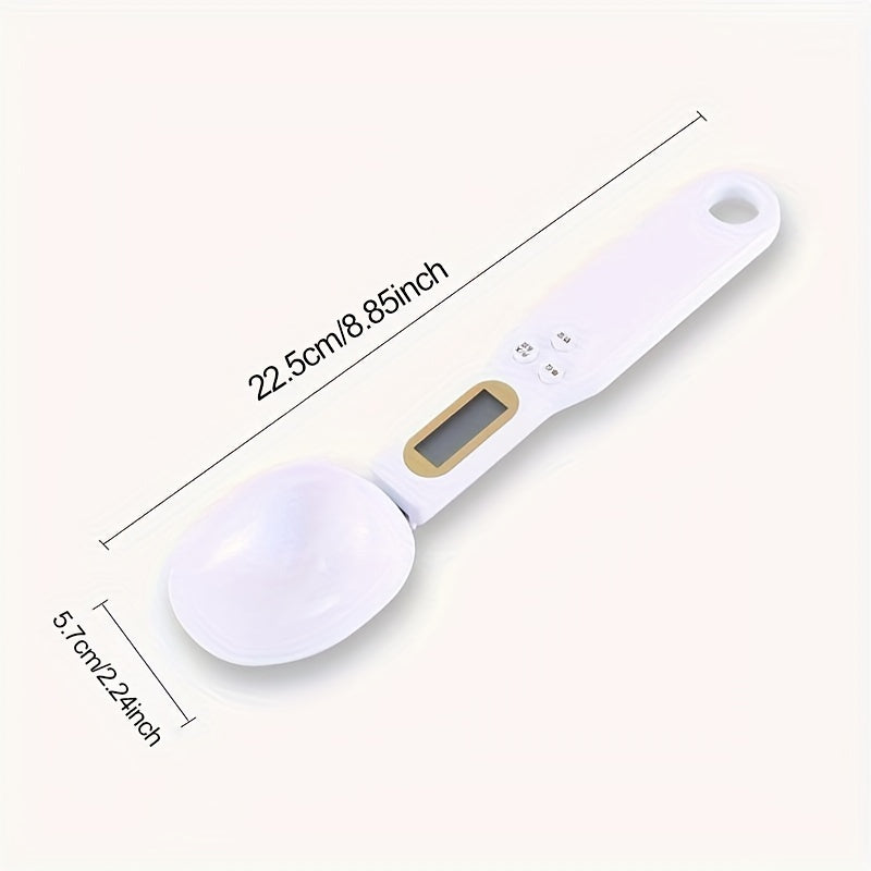 Digital Spoon Kitchen Scale – 500g Capacity - 0.1g Accuracy - LCD Display