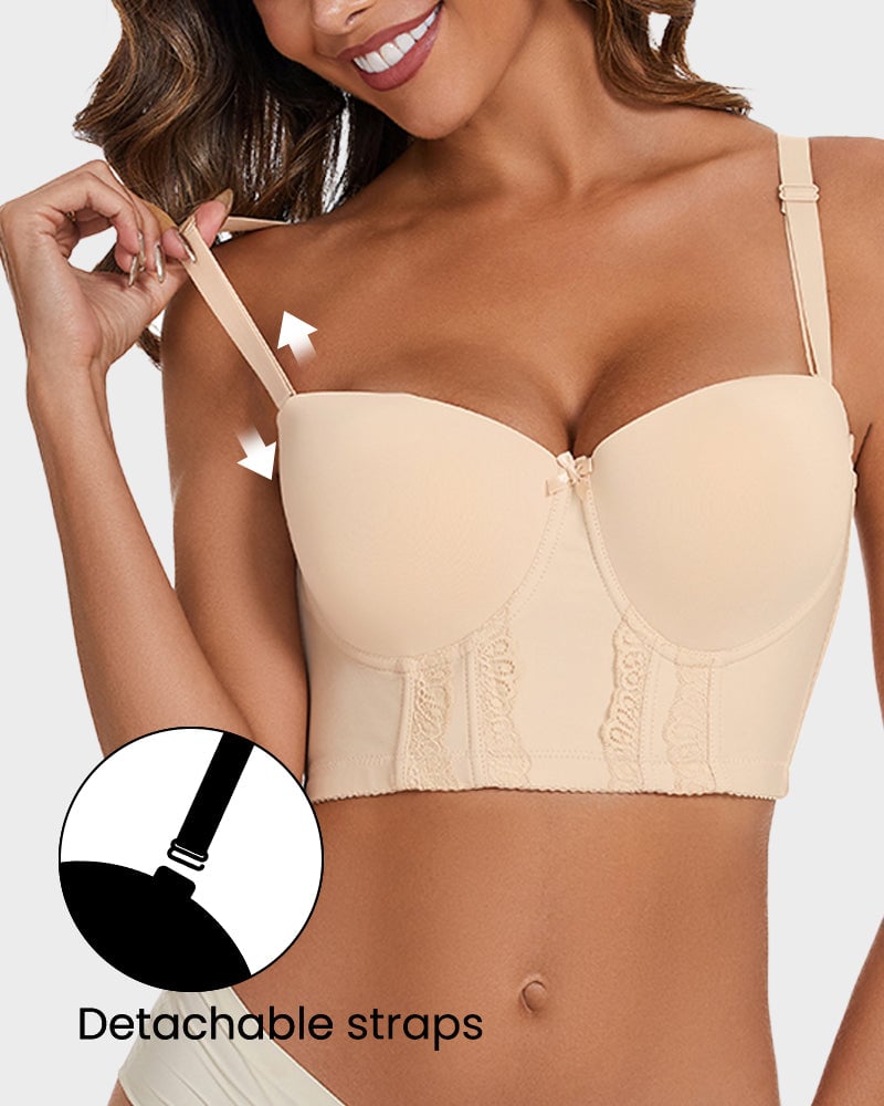 Strapless Low-Back Bra – Seamless, Supportive, Invisible Under Any Outfit