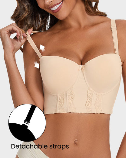 Strapless Low-Back Bra – Seamless, Supportive, Invisible Under Any Outfit