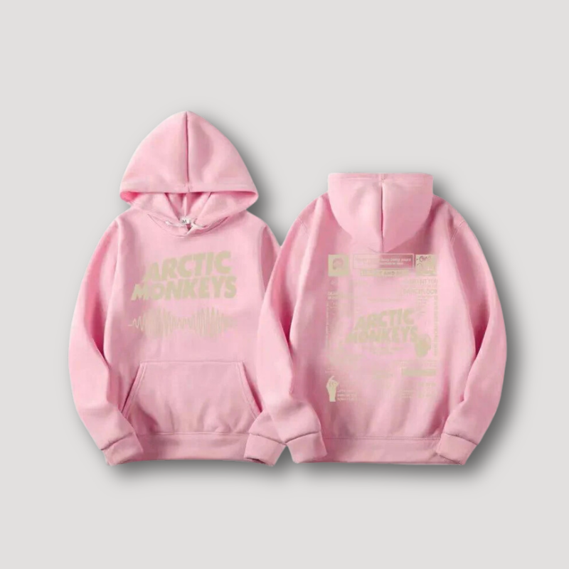 Acrtic Monkeys Graffiti Letters Oversized Hoodies