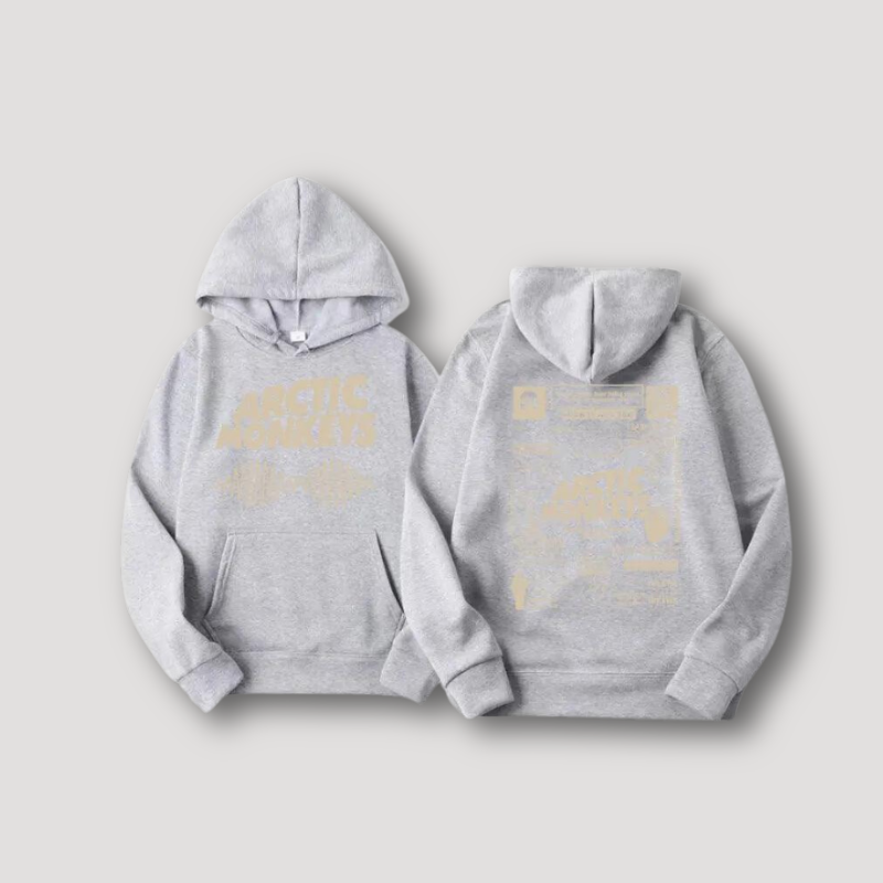 Acrtic Monkeys Graffiti Letters Oversized Hoodies