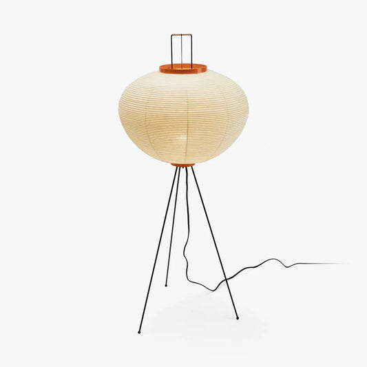 Akari Style Paper Floor Lamp - Elegant Lighting - Moisture Resistance