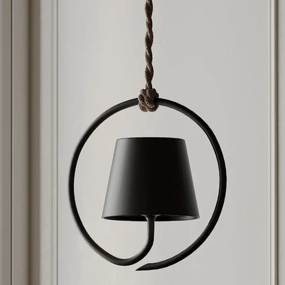 Aluminum Hanging Lamp - Fusion Style - Crafted Design