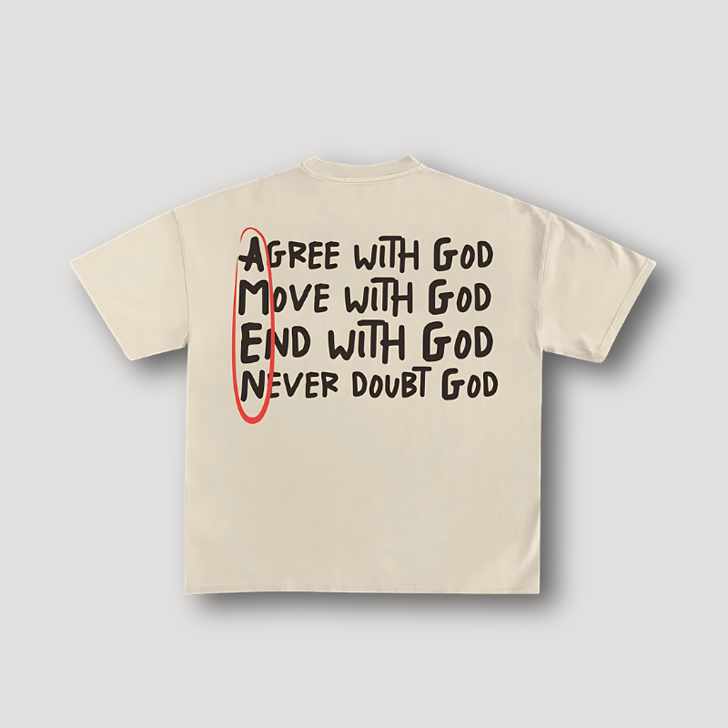 "AMEN" Biblical Quotes Short Sleeve Graphic T Shirt