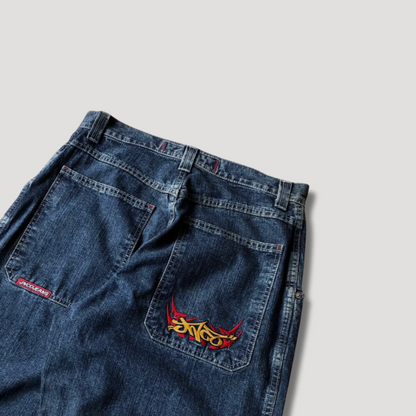 Vintage Hip Hop Baggy Blue Jeans