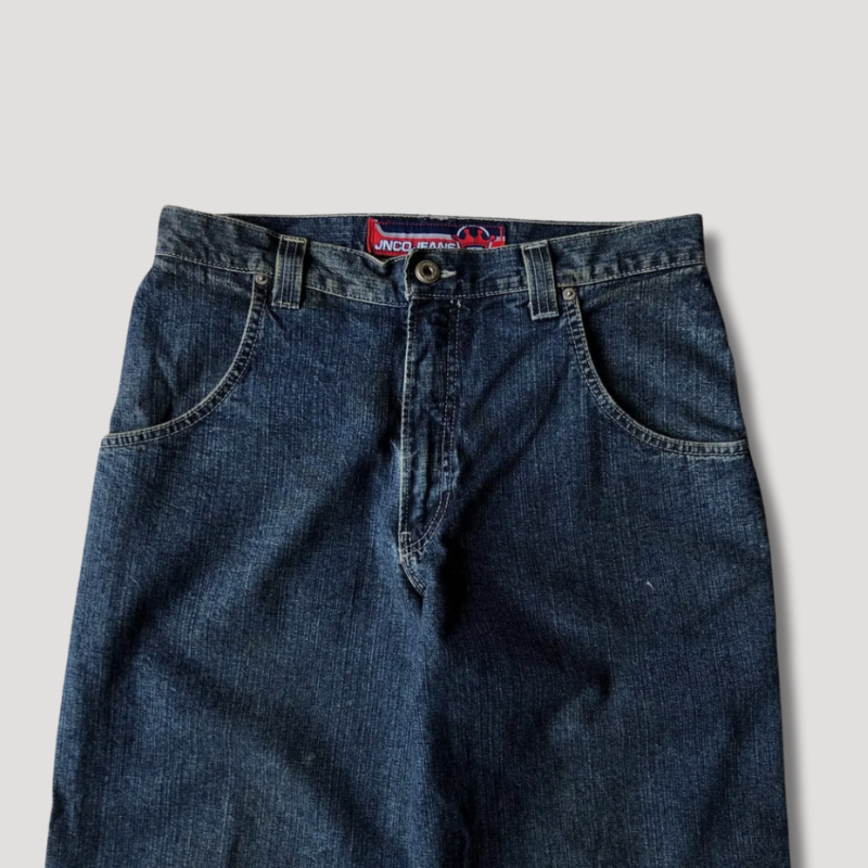 Vintage Hip Hop Baggy Blue Jeans