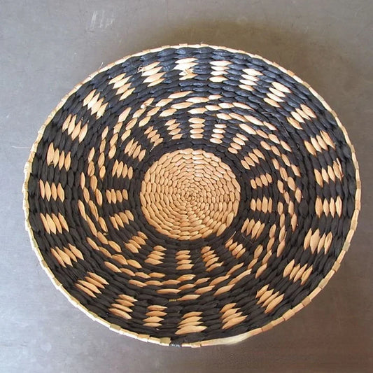 Basket Wall Plate Decoration - Handmade - Wicker Material