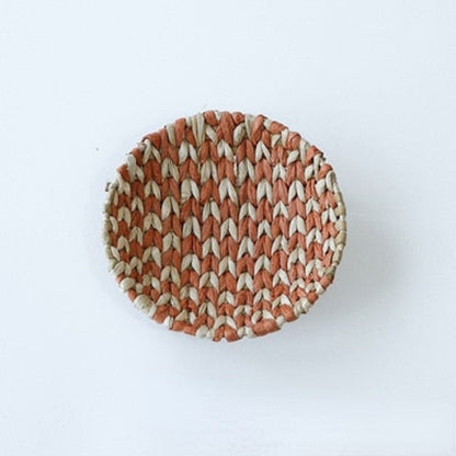 Basket Wall Plate Decoration - Handmade - Wicker Material