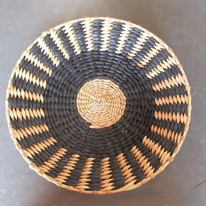 Basket Wall Plate Decoration - Handmade - Wicker Material