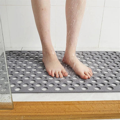 Bathroom Non Slip Mat - Antibacterial - Quick Dry - Easy To Clean - Efficient Drainage